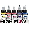 GOLDEN High Flow Acrylics Transparent 10-color Set, Multicolor