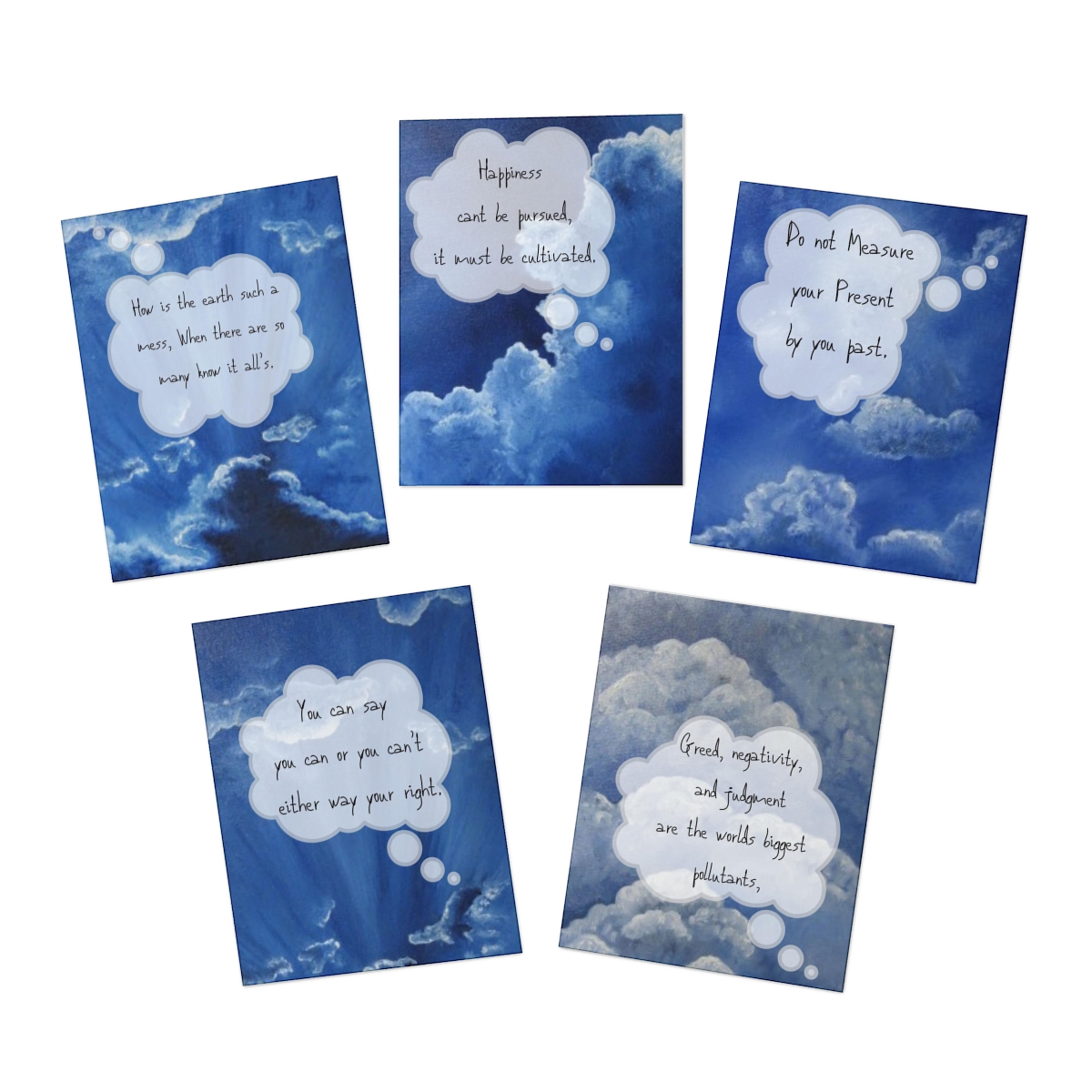 "Voices" Greeting Cards (Blank inside, 5-Pack) - Image 2