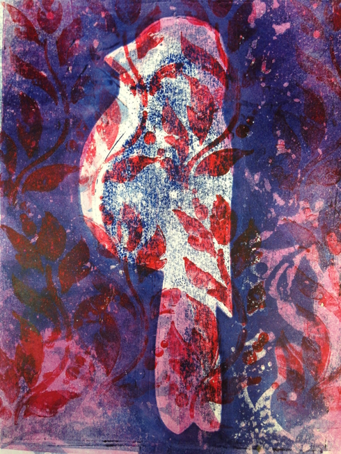 Printmaking Mono Prints (Geli Plate Prints) Workshop - Image 2
